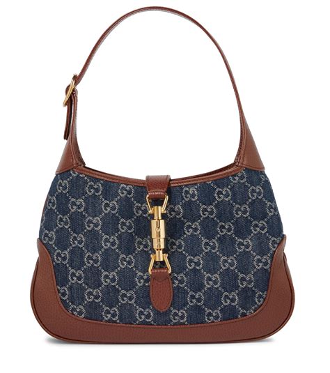 blue denim gucci purse|gucci small zumi shoulder bag.